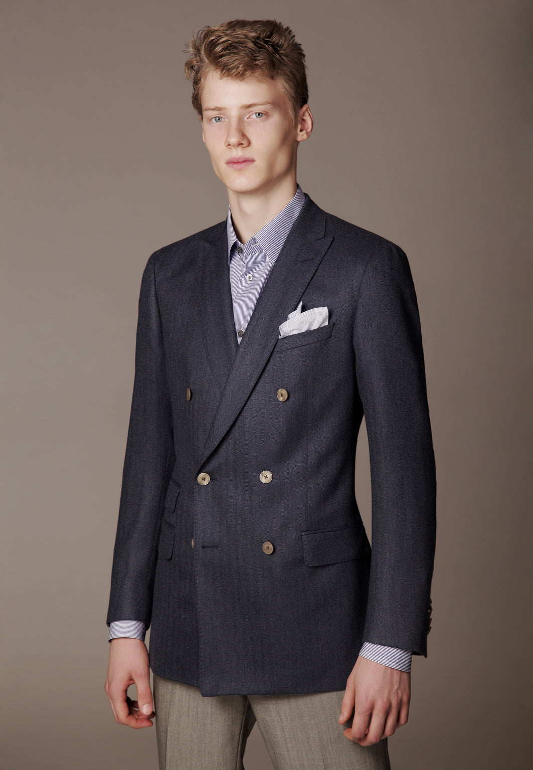 Double-Breasted Blazer "SAVILE" / Cashmere