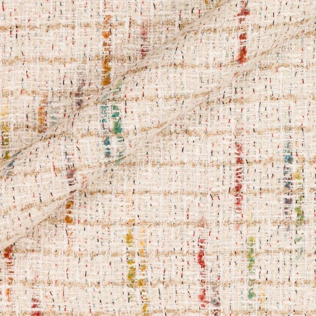 Fabric sample · 44% Cotton, 28% Virgin Wool, 16% Polyamide, 6% Viscose, 3% Polyester, 2% Metallic Polyester, 1% Acrylic