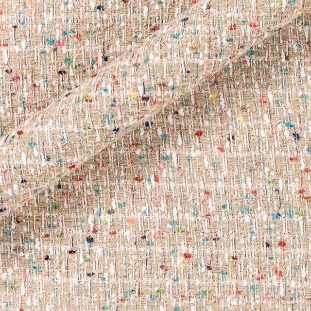 Fabric sample · 51% Cotton, 26% Polyamide, 17% Virgin Wool, 3% Viscose, 2% Metallic Polyester, 1% Polyester