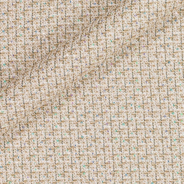 Fabric sample · 60% Cotton, 15% Metallic Polyester, 14% Polyamide, 11% Polyester