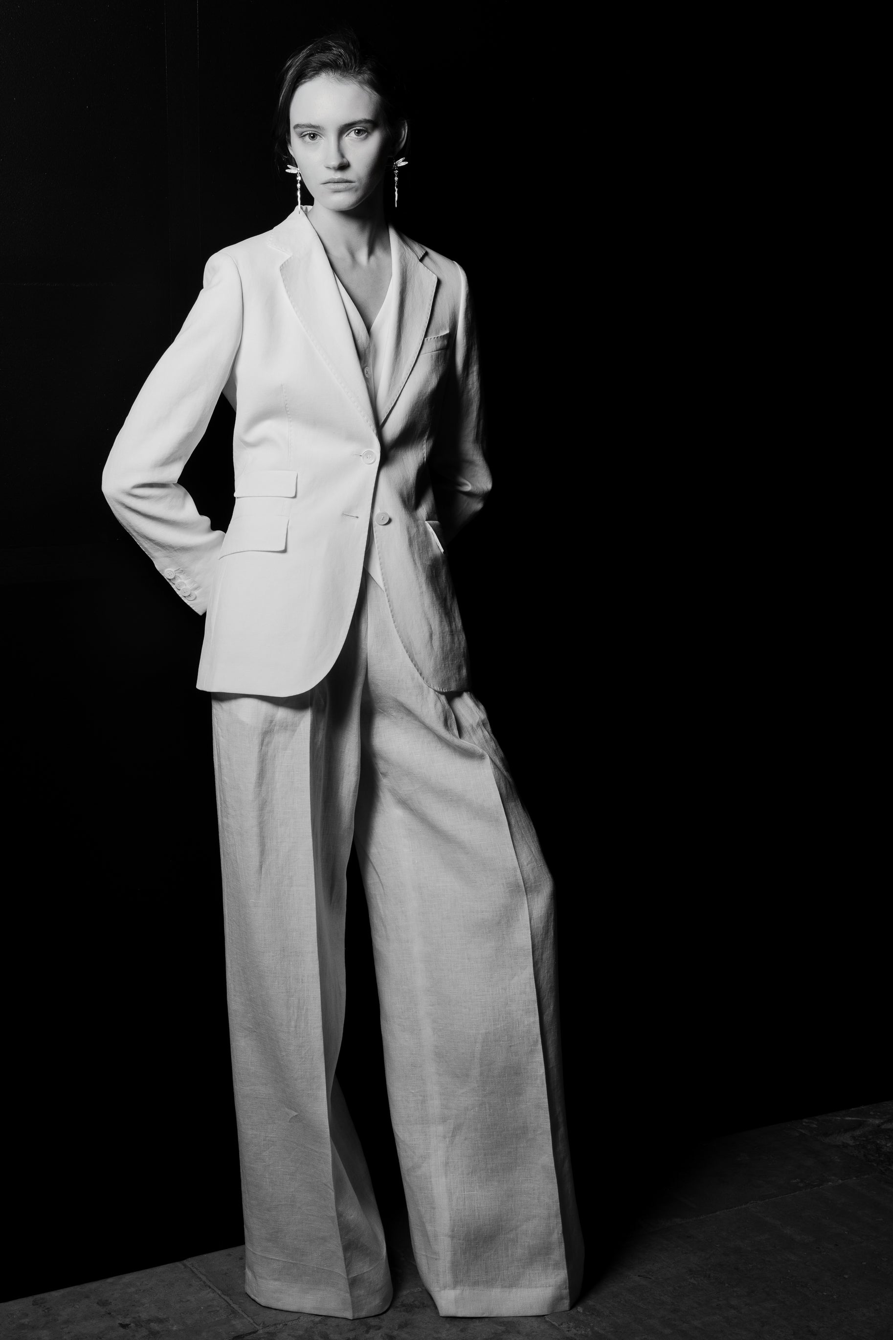 Blazer "CAMDEN" / Linen by Solbiati