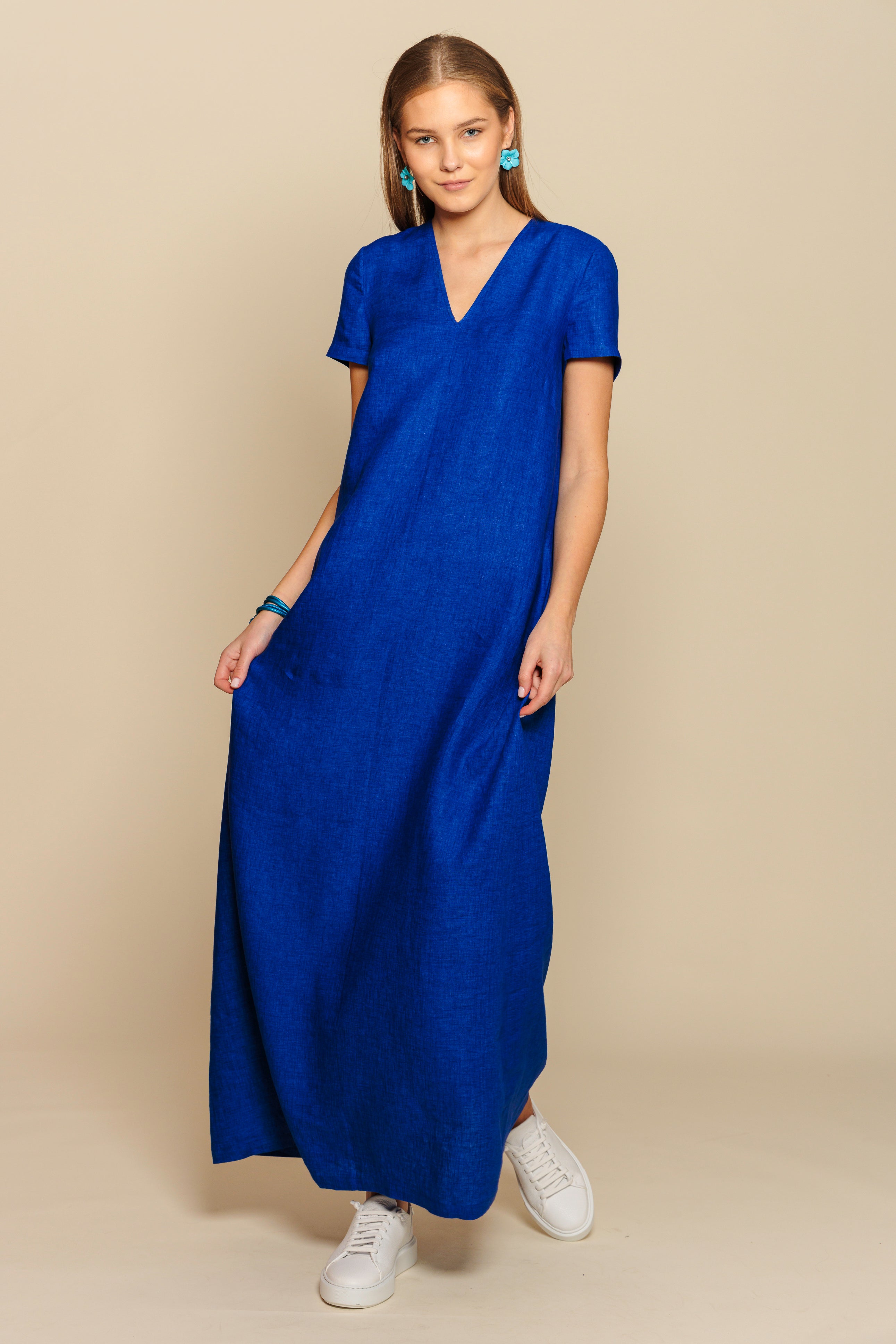 Dress "MAYA MAXI" / Linen by Solbiati