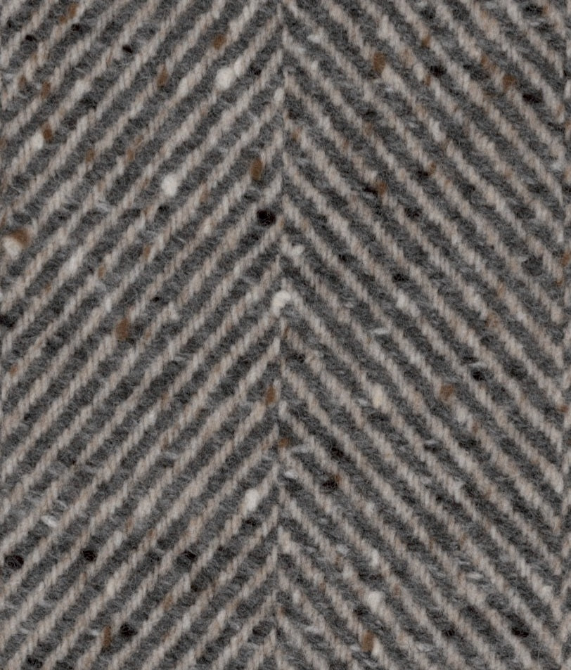 Coat "BOLZANO" / Wool Fishbone Tweed by Loro Piana