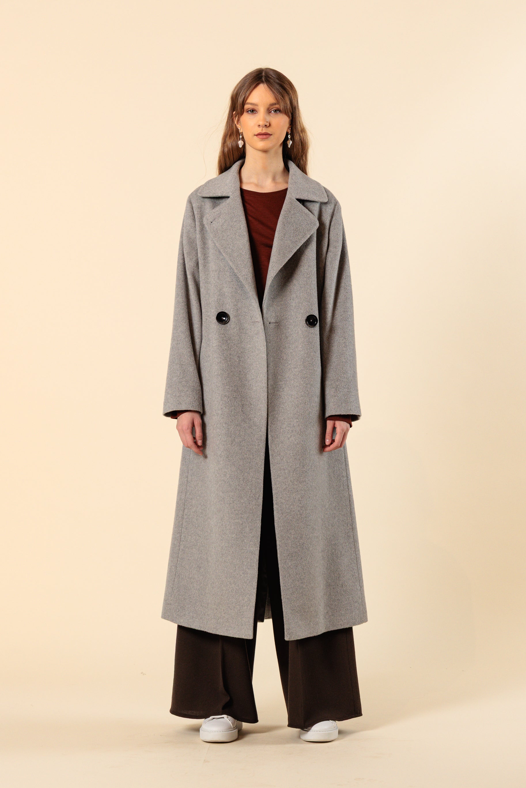Coat “MILANO MAXI” / Zibeline Wool & Cashmere