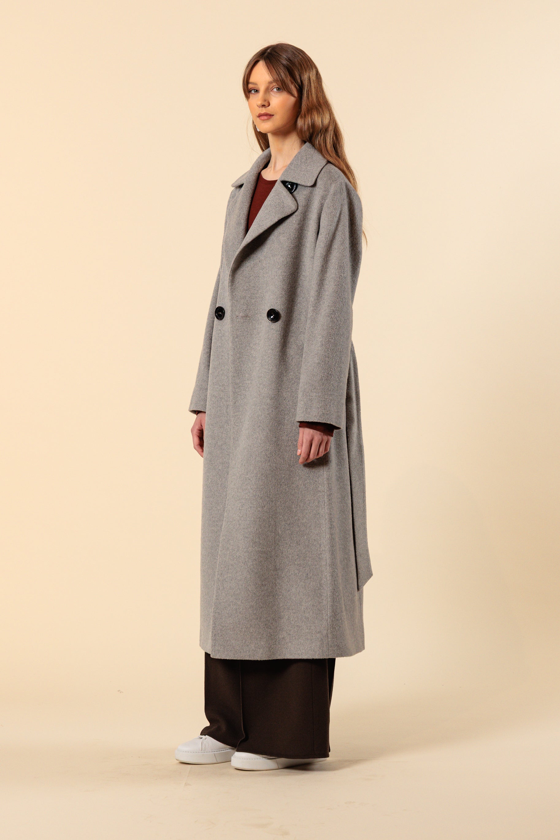 Coat “MILANO MAXI” / Zibeline Wool & Cashmere