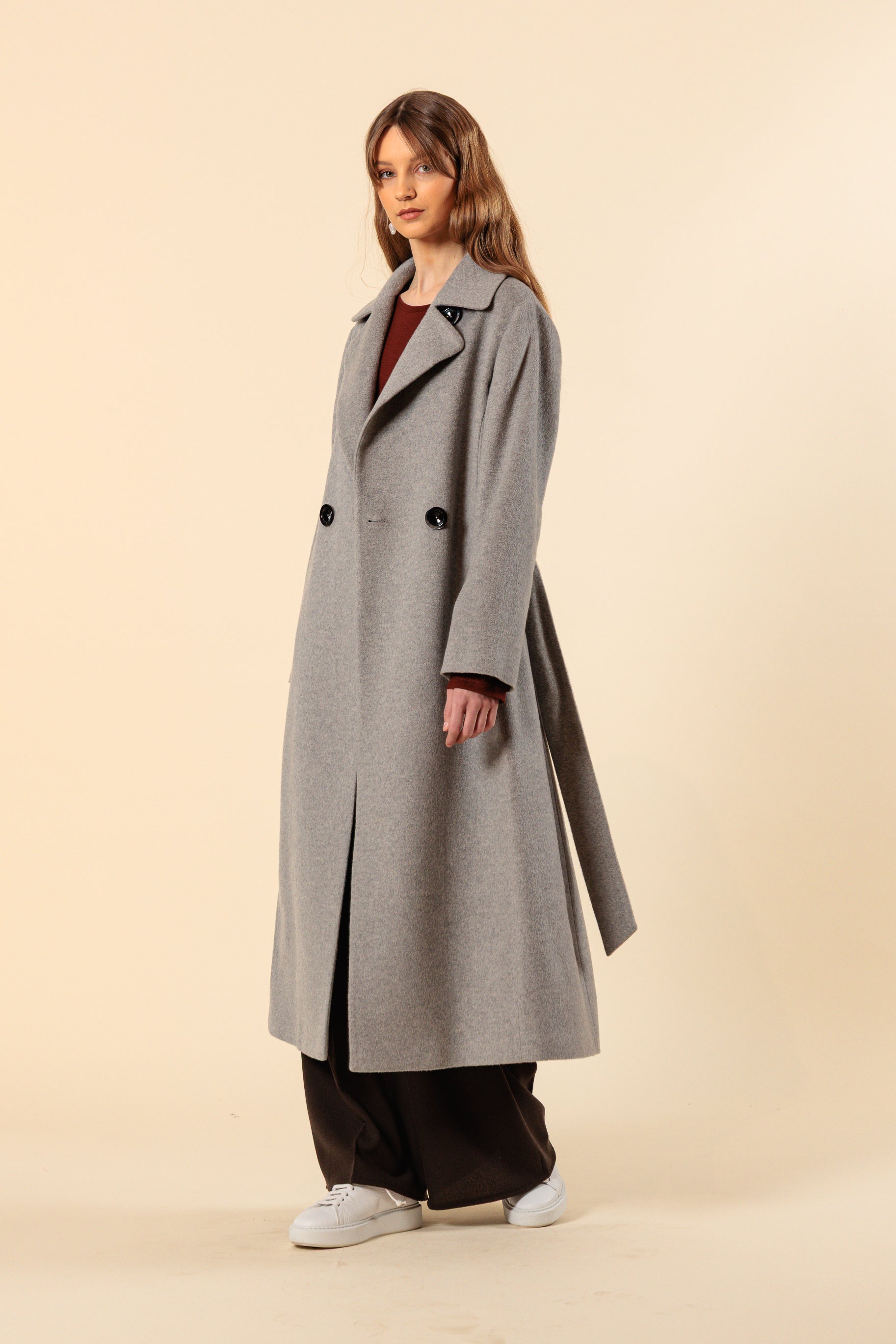Coat “MILANO MAXI” / Zibeline Wool & Cashmere