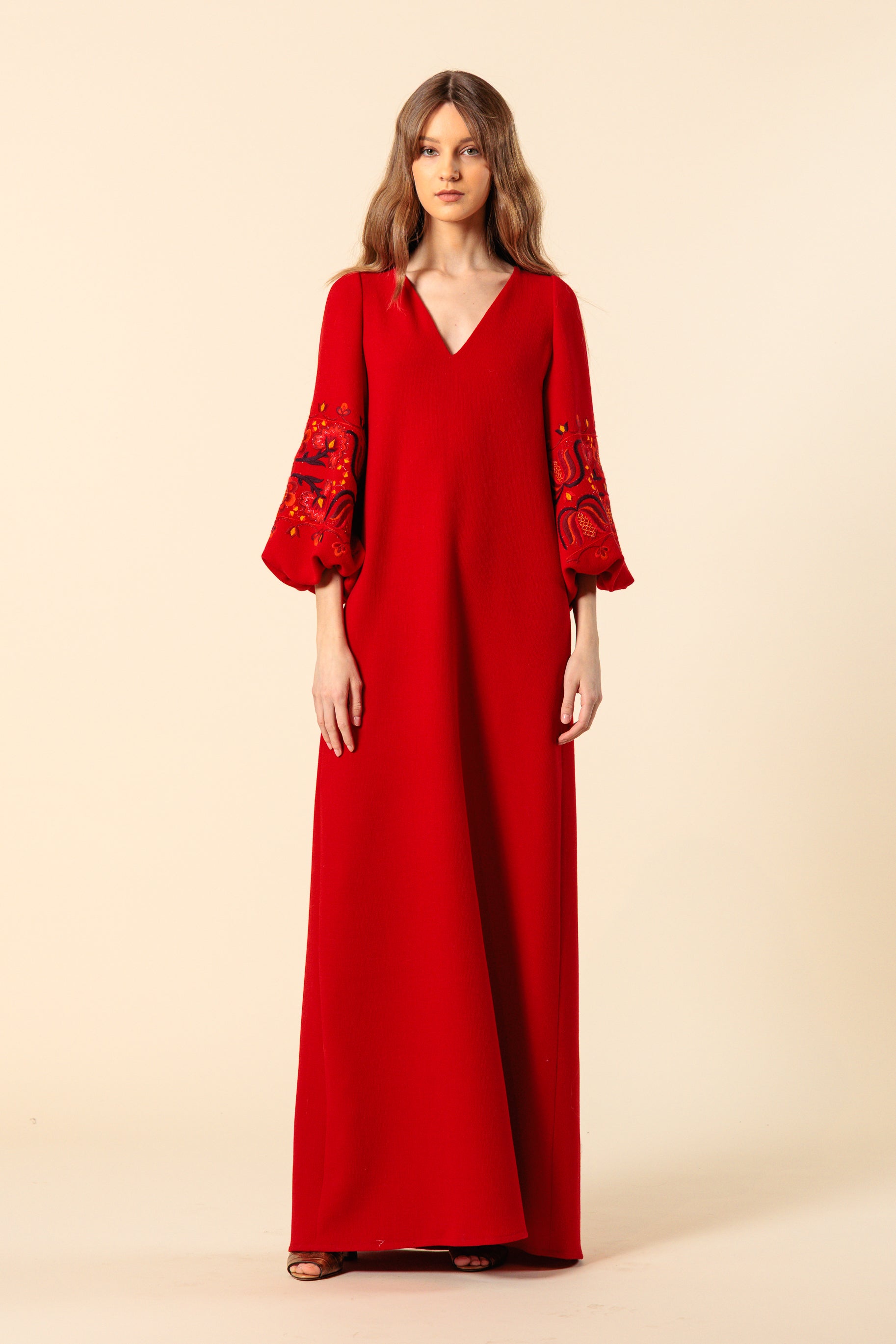 Dress "MAYA MAXI" / Wool Crepe