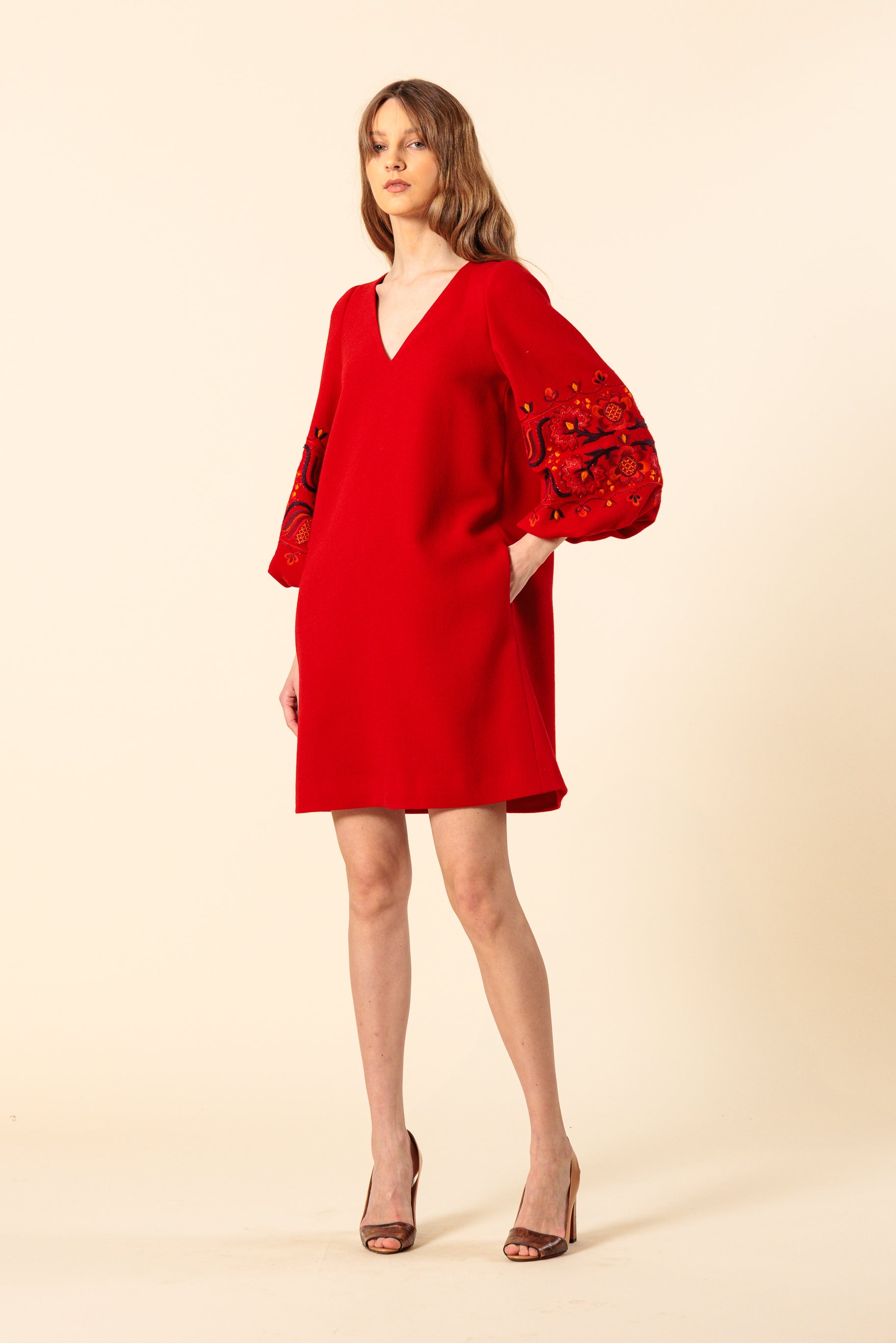 Dress "MAYA MINI" / Wool Crepe