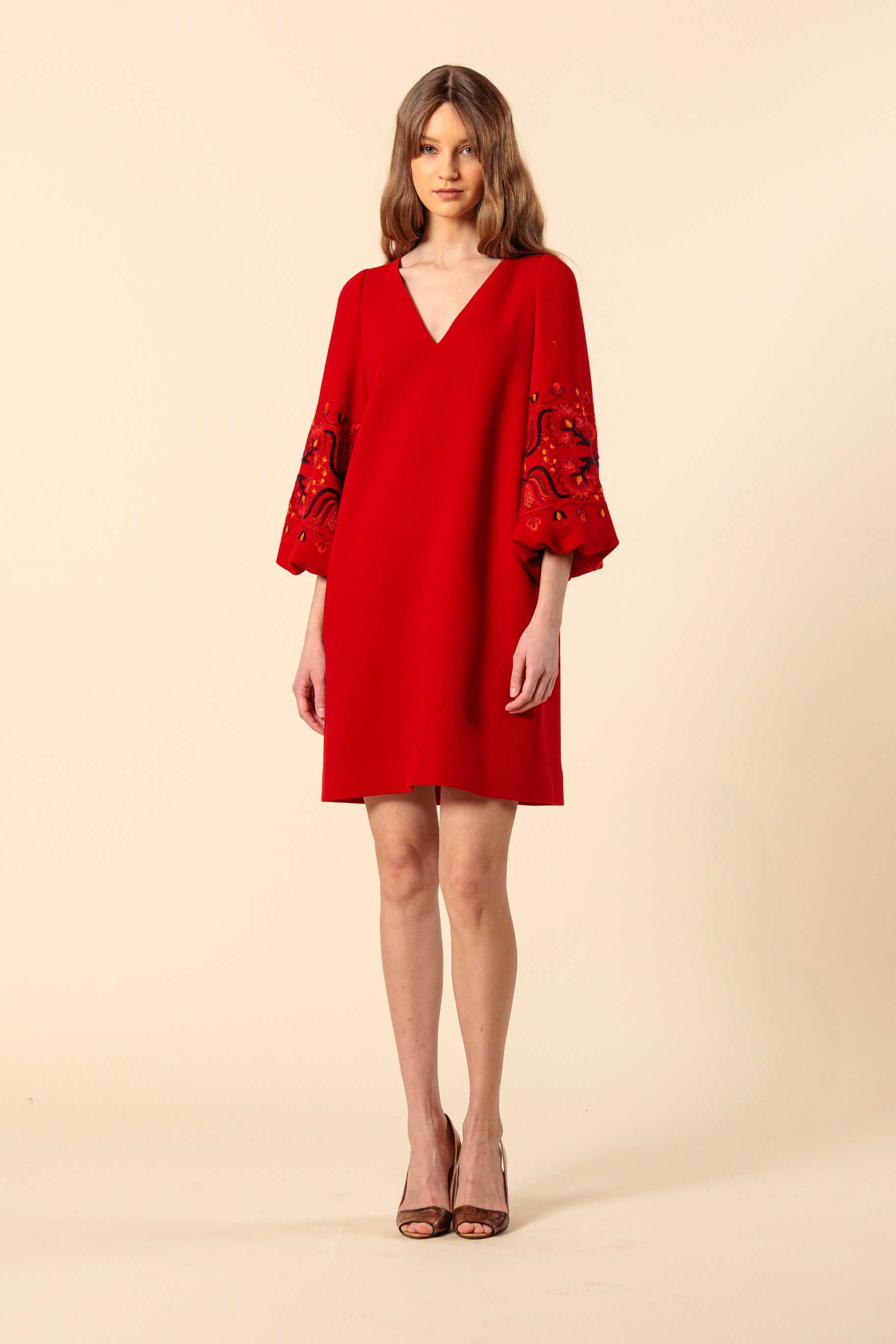 Dress "MAYA MINI" / Wool Crepe