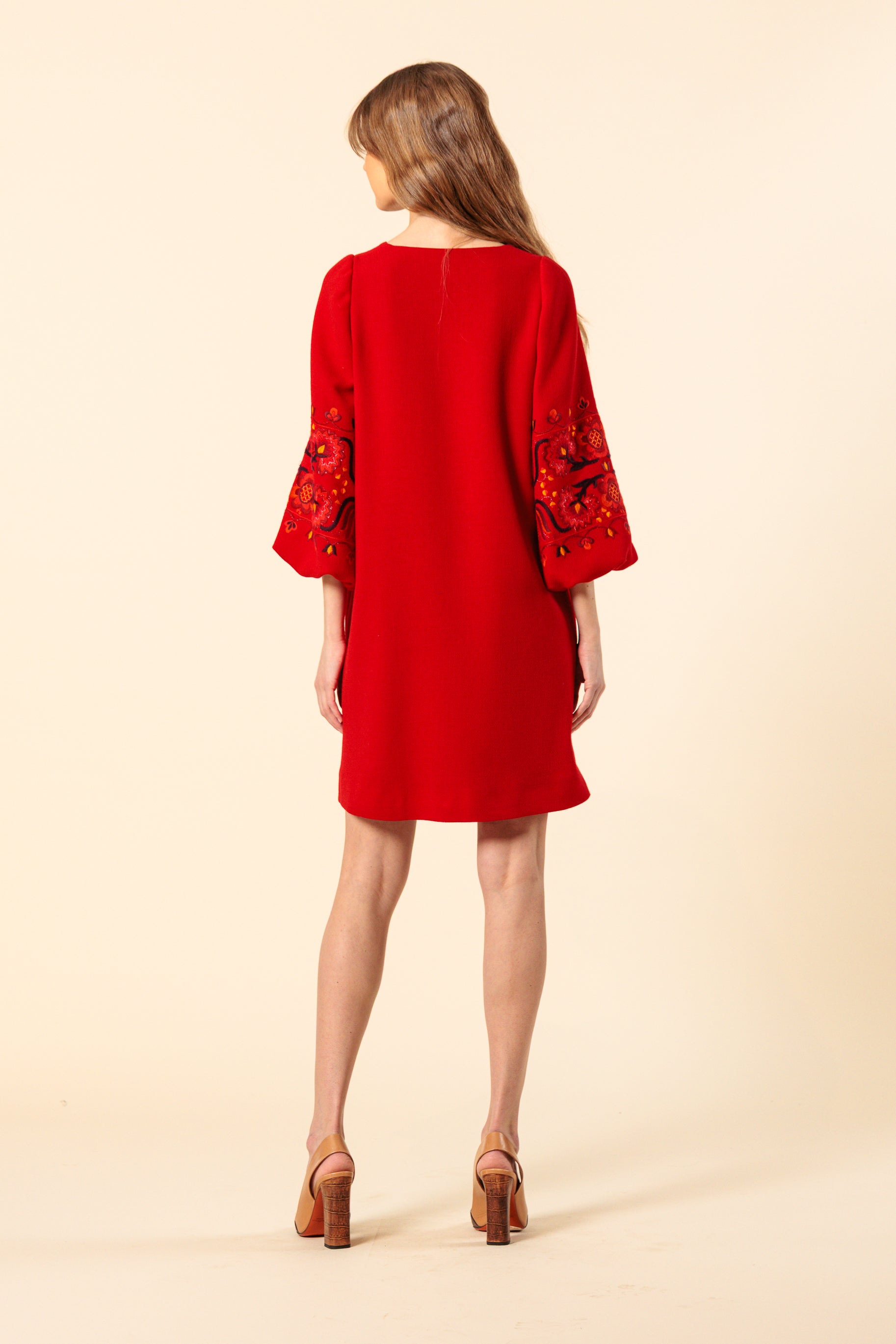 Dress "MAYA MINI" / Crepe Wool