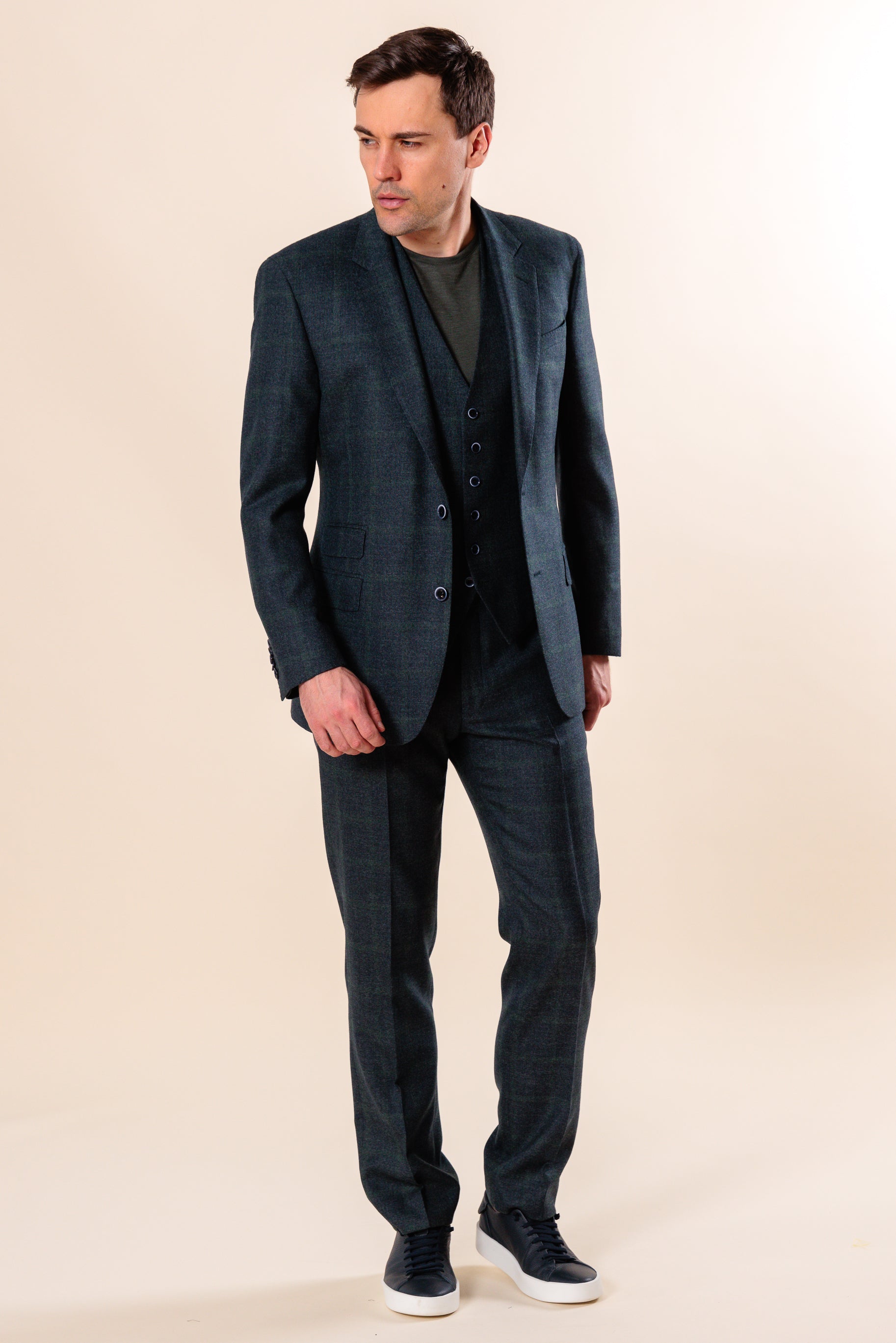3-piece suit "ROME" / Wool by Loro Piana