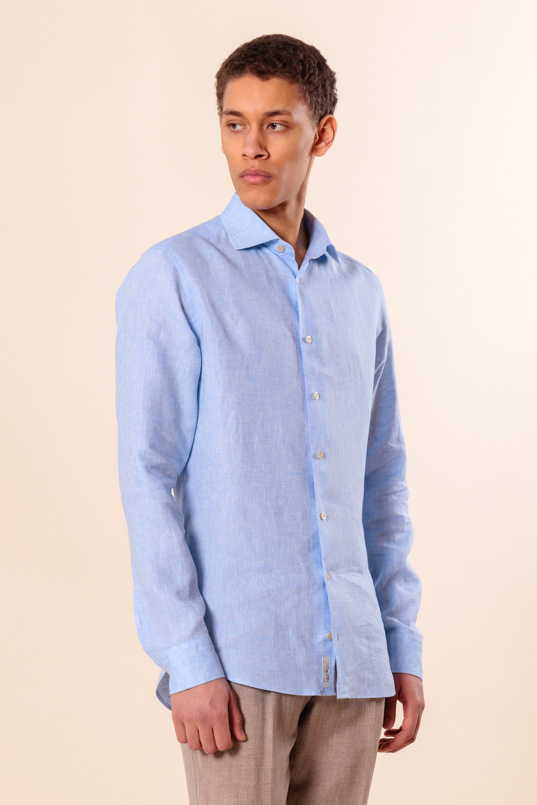 Shirt "PORTOFINO" / Linen by Solbiati