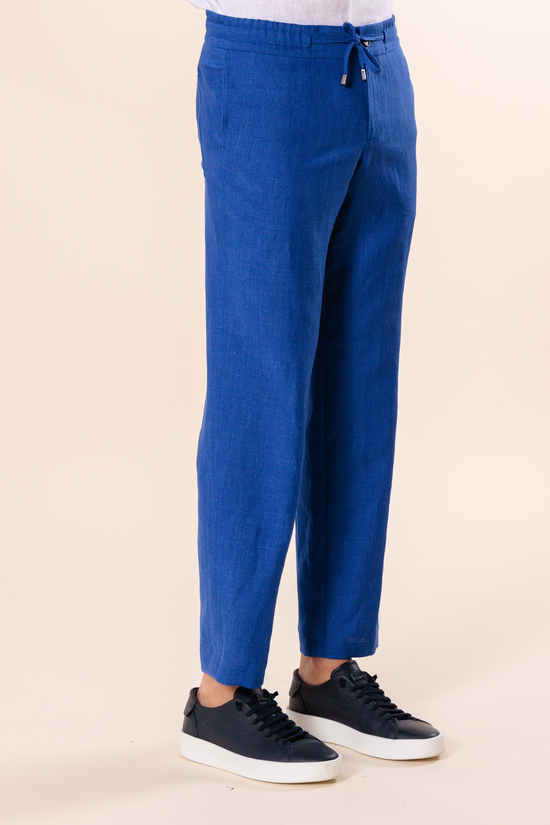 Trousers "ARKADIA" / Linen, Wool & Silk by Solbiati