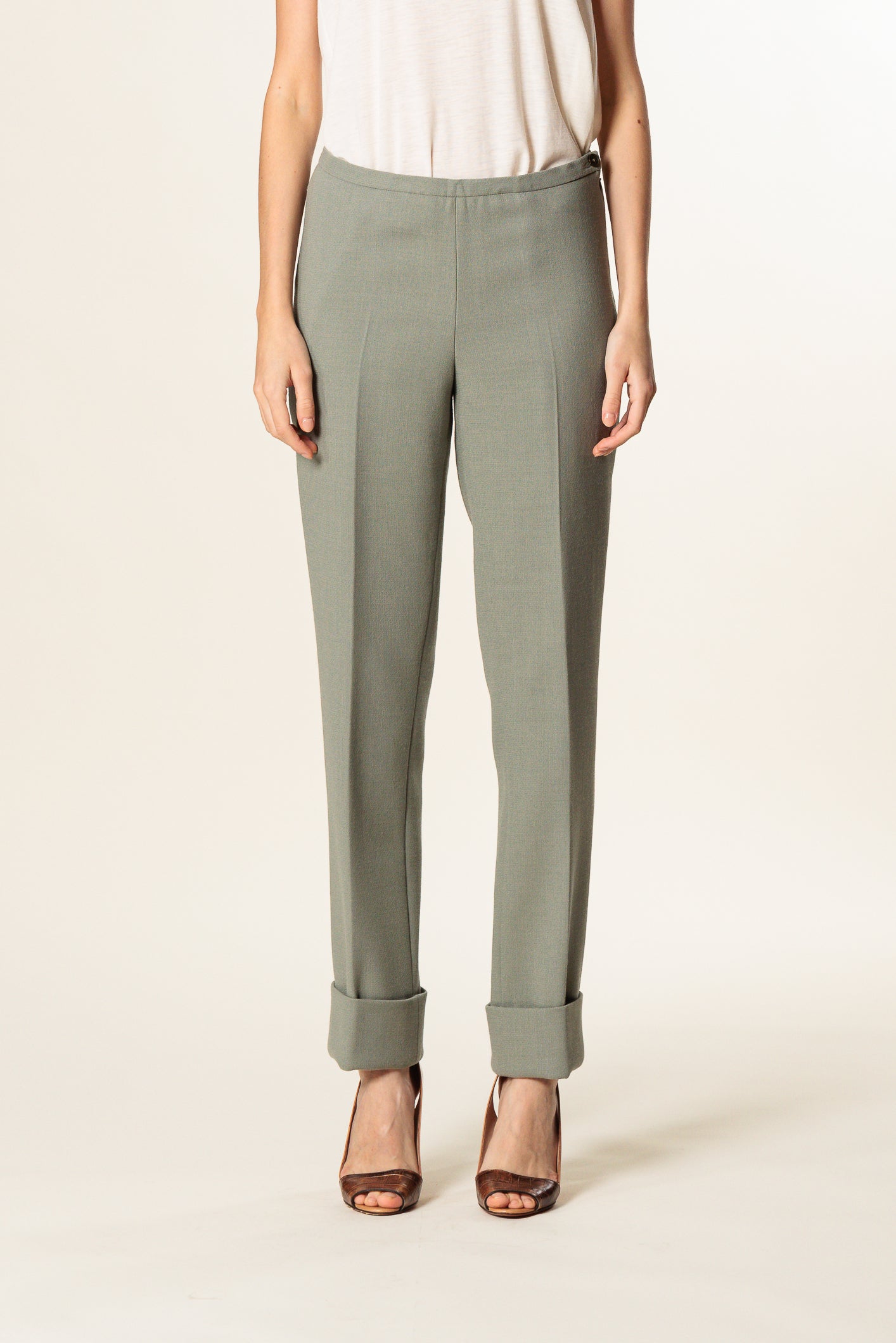 Trousers "DEFENCE TU" / Double Wool Crepe