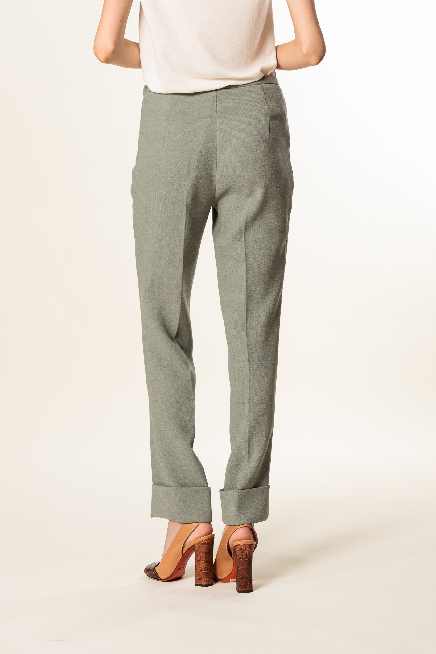 Trousers "DEFENCE TU" / Double Wool Crepe