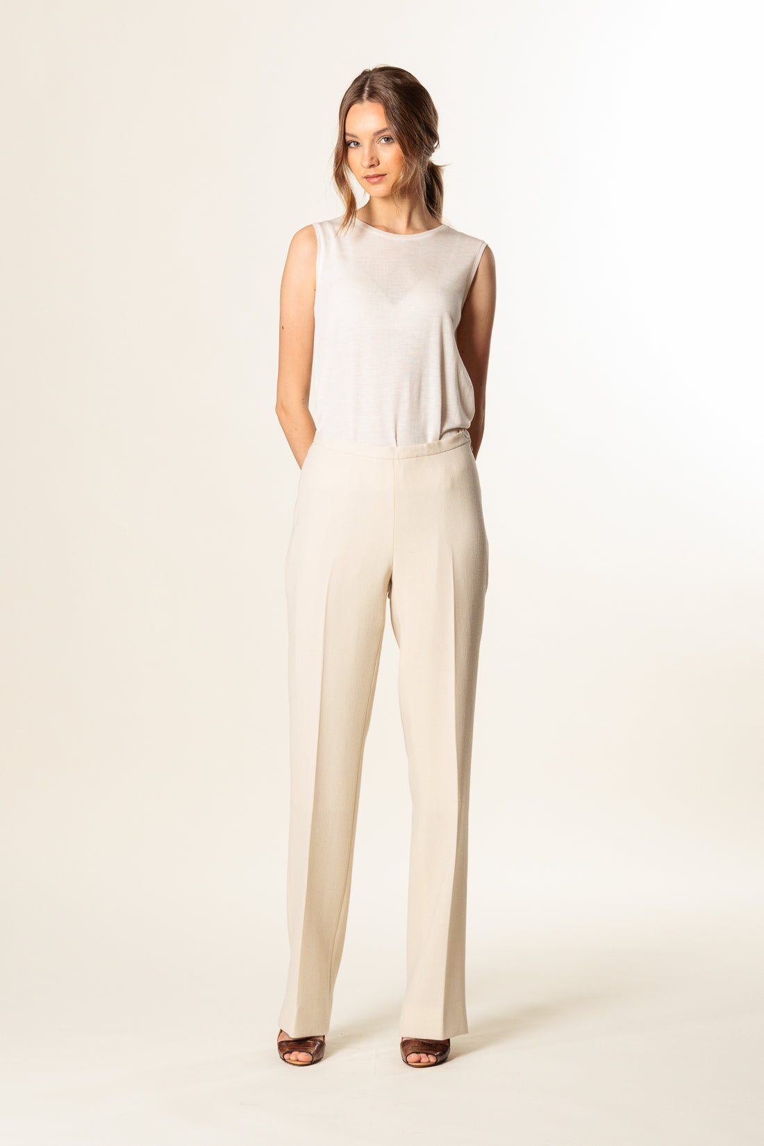 Trousers "DEFENCE" / Double Wool Crepe