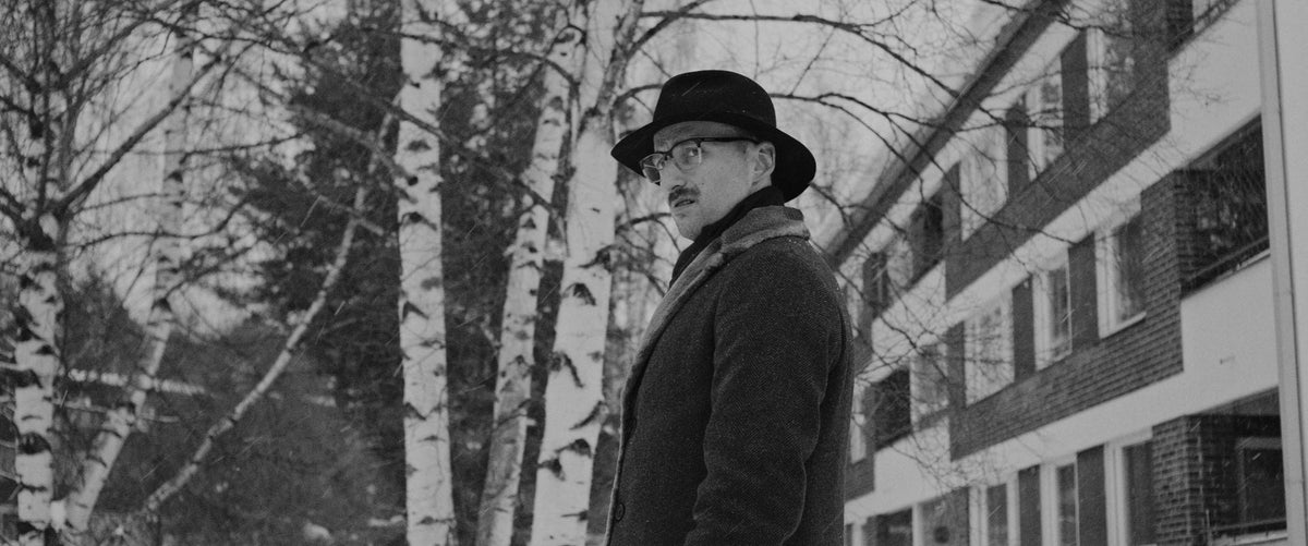 Märt Avandi wearing an Amanjeda coat in The Judge