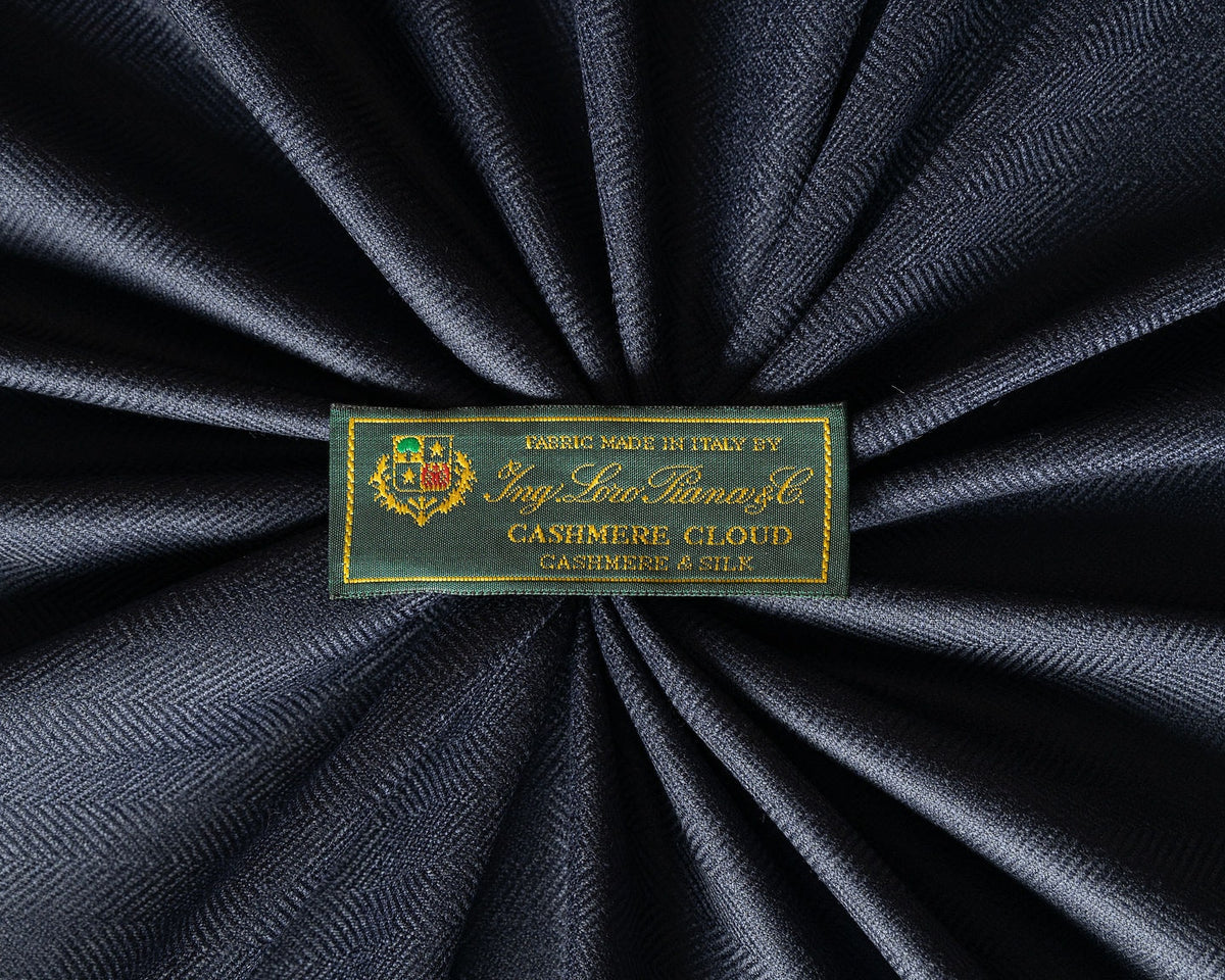 Loro Piana Cashmere Cloud & Sunset fabric detail