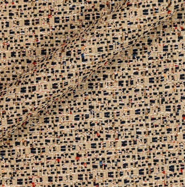 Fabric sample · 68% Cotton, 28% Polyamide, 4% Metallic Polyester