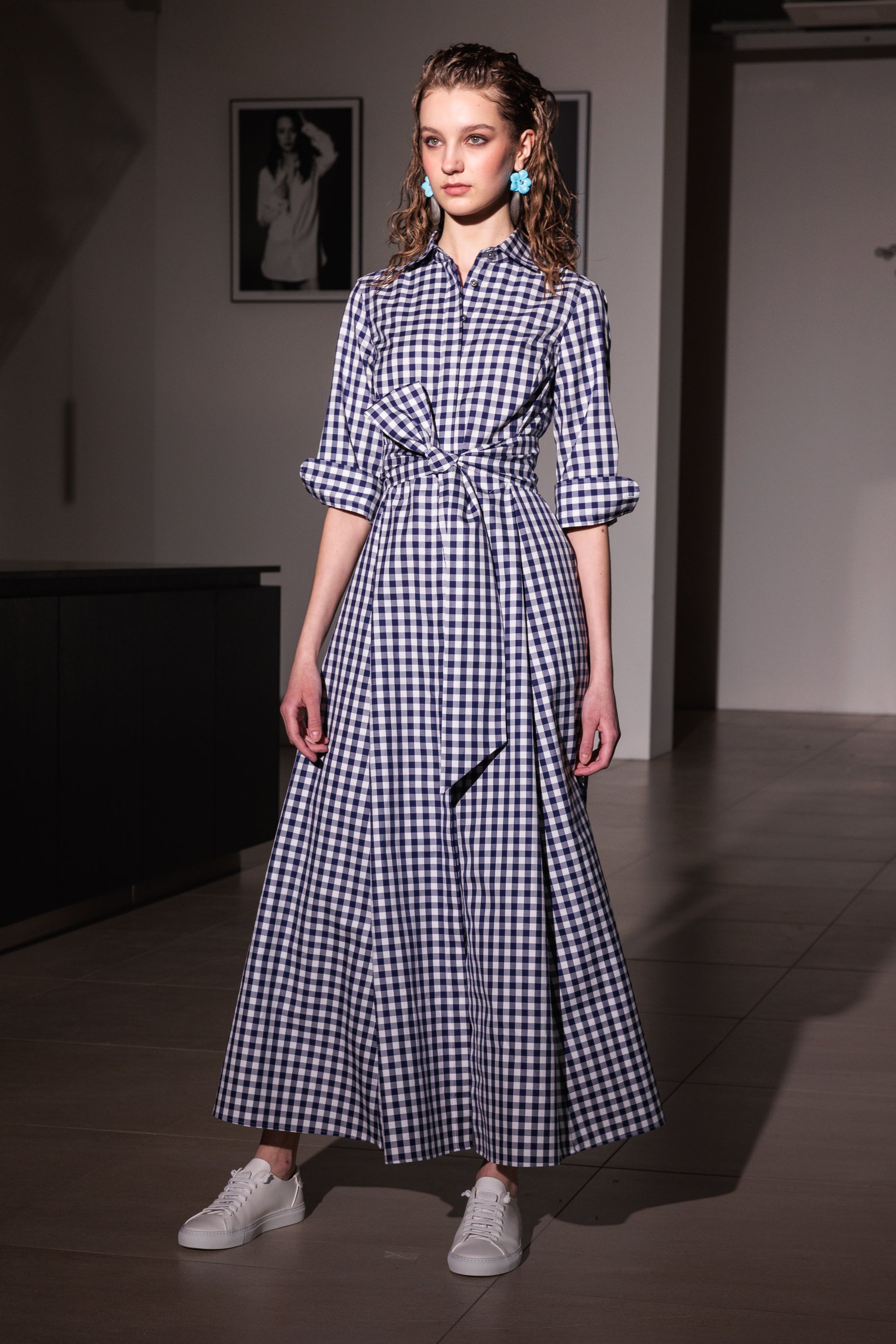 Shirtdress "KATE MIDI" / Oxford Cotton